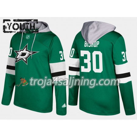 Dallas Stars Ben Bishop 30 N001 Hooded Sweatshirt - Barn Dallas Stars Ben Bishop 30 N001 Hooded Sweatshirt - Barn